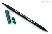 Marvy Le Plume II Double-Sided Watercolor Marker - Teal (73) - MARVY 1122-#73