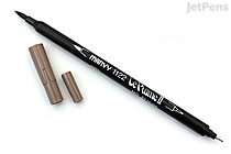 Marvy Le Plume II Double-Sided Watercolor Marker - Taupe (84) - MARVY 1122-#84