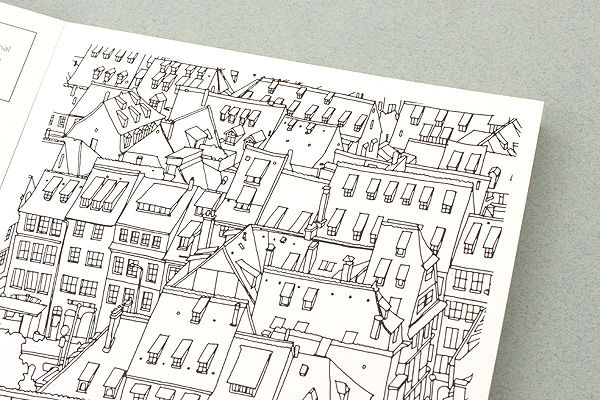 Fantastic Cities 20 Postcards To Color Steve Mcdonald