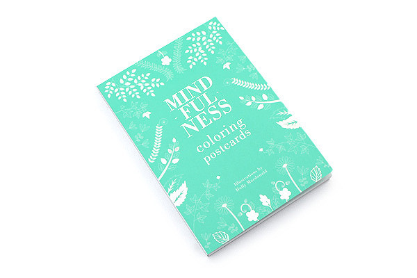 Mindfulness Coloring Postcards Holly Macdonald Set Of