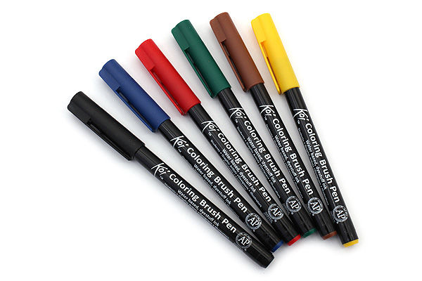 pen sketch nibs Brush Pen Coloring Sakura Koi Color Set 6 JetPens.com pen sketch nibs Brush Pen Coloring Sakura Koi Color Set 6 JetPens.com