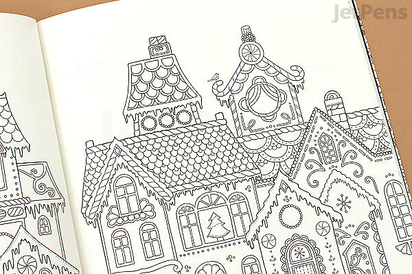 Johanna's Christmas: A Festive Coloring Book for Adults (Spiral