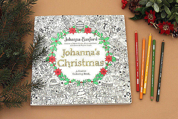 Johanna's Christmas: A Festive Coloring Book for Adults (Spiral Bound)