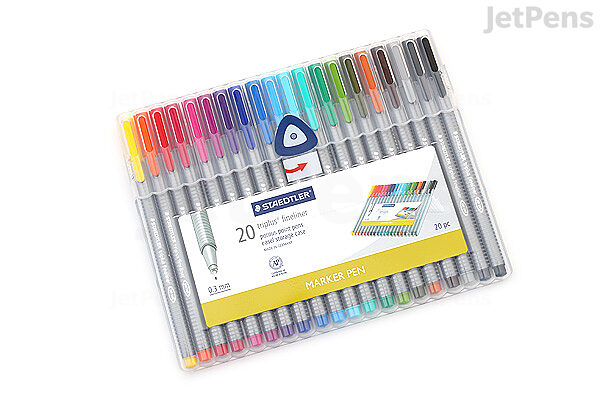 Staedtler Fineliner Pen - mm - 20 Color Set |