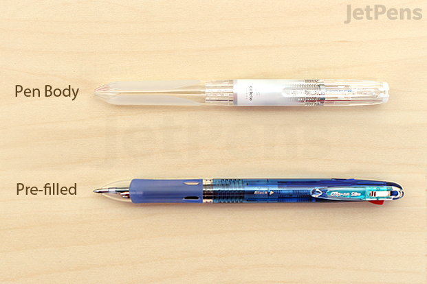 Select components to fill a pen body or get started quickly with a pre-filled multi pen.