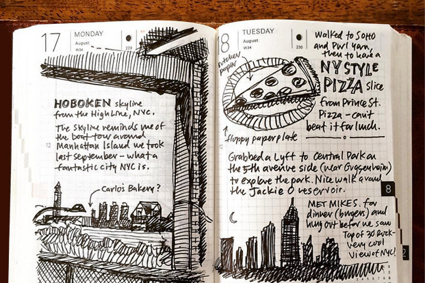 Mike Rohde's Travel Sketchnotes from New York City