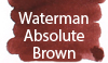 Waterman Absolute Brown
