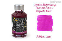 Diamine Magenta Flash Ink - Shimmering - 50 ml Bottle - DIAMINE INK 9018