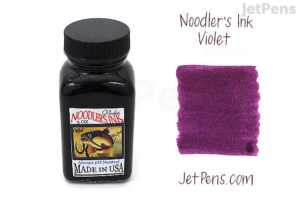 Noodler's Polar Purple Fountain Pen Ink - 3oz Bottle - Goldspot Pens
