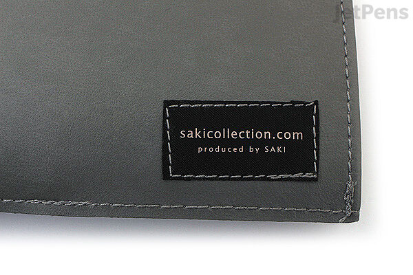 Saki P-660 Roll Pen Case - Leatherette - Medium - Gray | JetPens