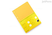 Stalogy Editor's Series 365Days Notebook - A5 - Grid - Yellow - STALOGY S4107