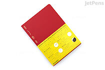 Stalogy Editor's Series 365Days Notebook - A5 - Grid - Red - STALOGY S4105
