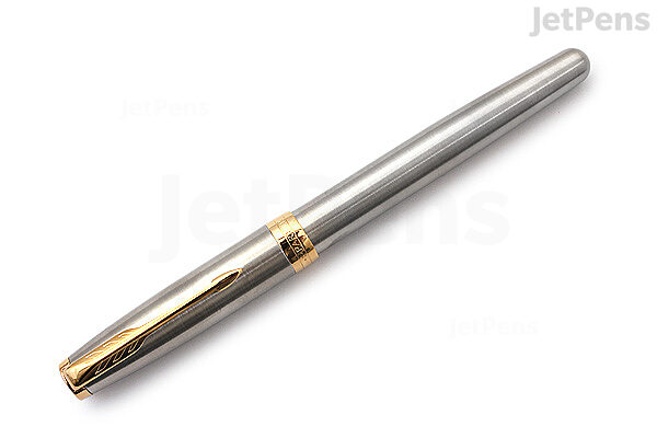 Penna stilografica Sonnet Stainless Steel - punta M - Parker su
