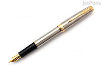Parker Sonnet Fountain Pen - Stainless Steel - Gold Trim - Medium Nib - PARKER 1931505