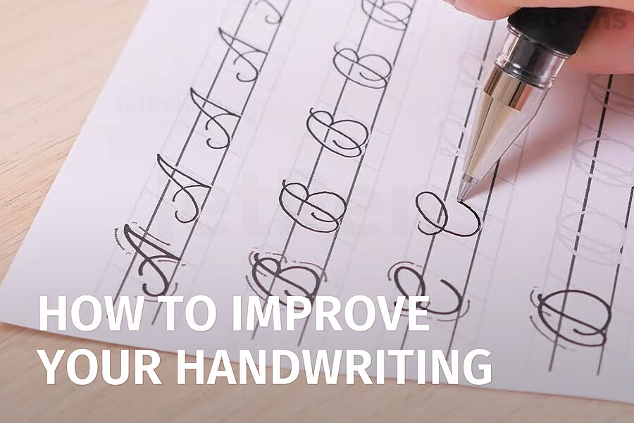 Handwriting practice for students, Cursive writing with Ball Pen