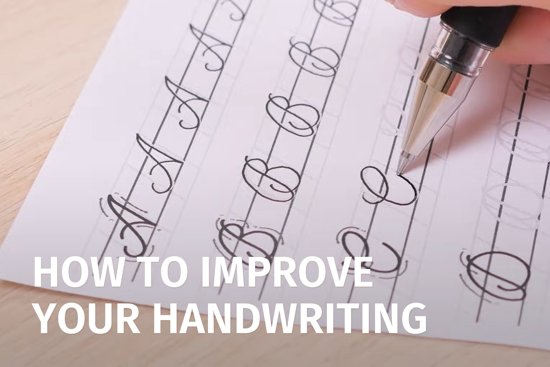 How to write calligraphy -- core skills