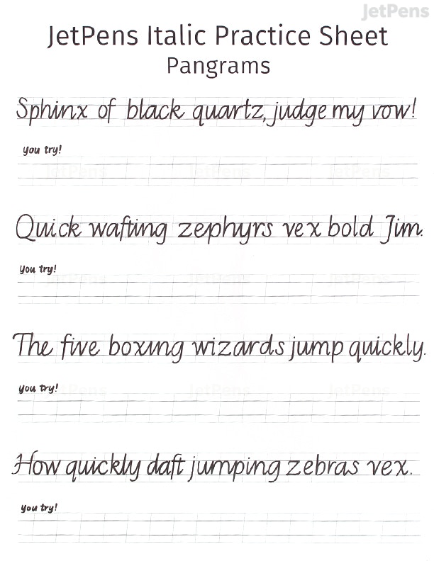 how to improve your handwriting jetpens