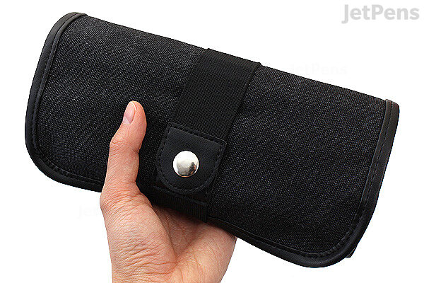 Leather Roll up Pencil Case With Compartments for Artist & Crafter