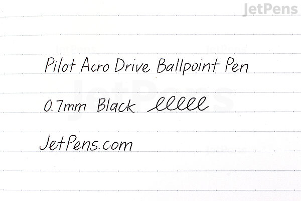 Pilot Acro Drive Ballpoint Pen - 0.7 mm - Silver - PILOT BDR-3SR-S