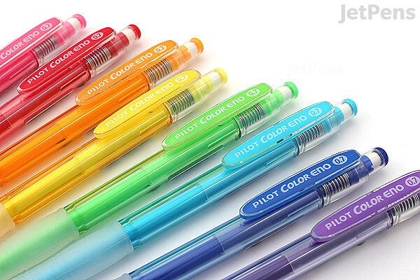 Pilot Color Eno Mechanical Pencils Review and Demonstration