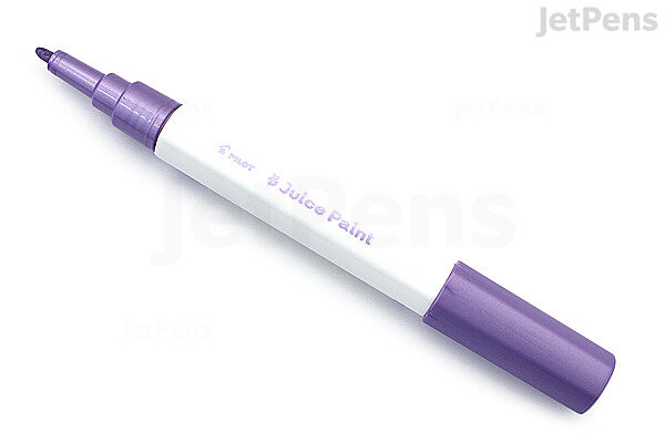 12 Metallic Acrylic Paint Pens extra-fine Tip Cute Pens for Kids