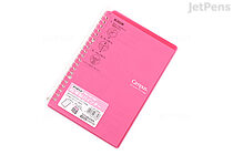 Kokuyo Campus Smart Ring Binder Notebook - A5 - 20 Rings - Vivid Pink - KOKUYO RU-SP130NP