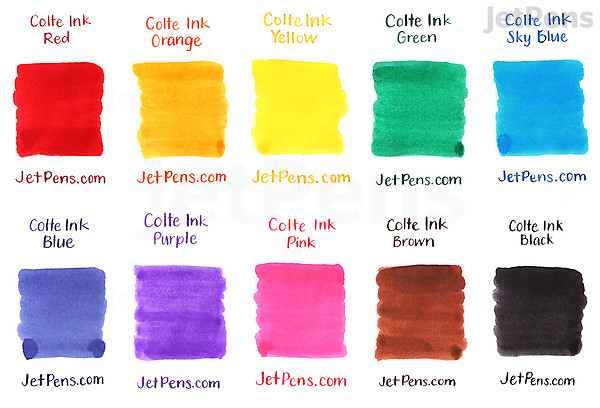 Colte Ink Cartridges - 10 Color Set | JetPens