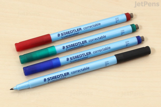 Staedtler Lumocolor Correctable Dry Erase Pen Line Up