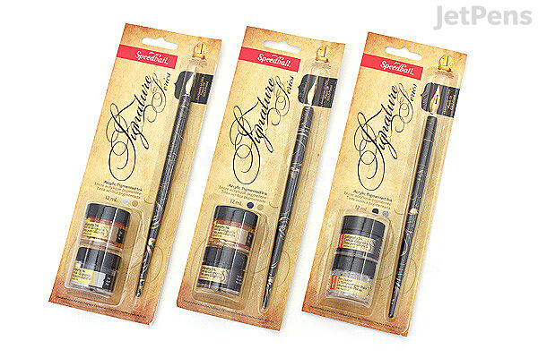 Speedball Calligraphy Deluxe Fountain Pen Set