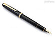 Pilot Falcon Fountain Pen - Black - Gold Trim - Soft Medium Nib