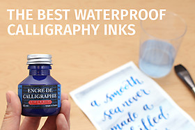 The Best Waterproof Calligraphy Inks The Best Waterproof Calligraphy Inks