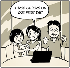 The Story of JetPens: Three orders on our first day!