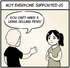 The Story of JetPens: Not everyone supported us.