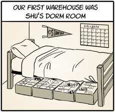 The Story of JetPens: Our first warehouse was Shu's dorm room.