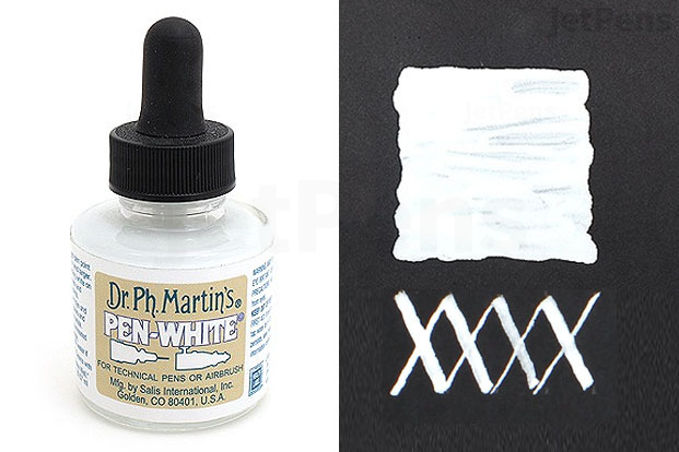 Dr. Ph. Martin's Pen-White Ink.