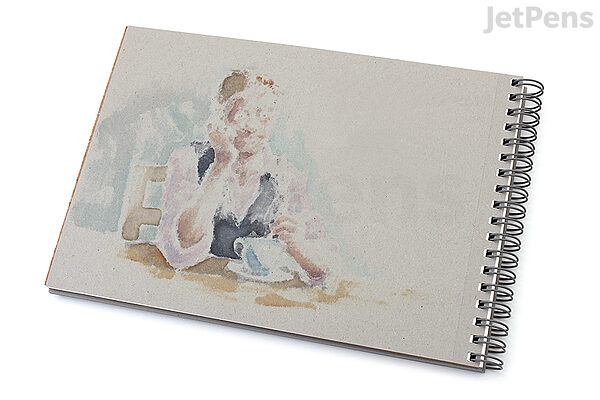 Leather sketchbook cover case for sketch pad 9 x 12, Artist Drawing Sketch  Pad Holder portfolio for 9X12 Sketchbook