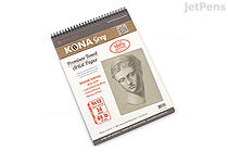 Global Art Hand Book Kona Grey Drawing Pad - 9" x 12" - GLOBAL ART 662912