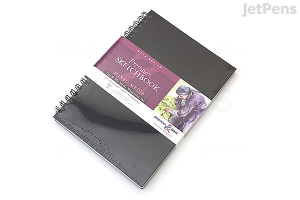 Exaclair B2B #900770 Stillman & Birn Wirebound Mixed Media Sketchbook,  Square, 7 x 7, 52 Pages, Zeta Series