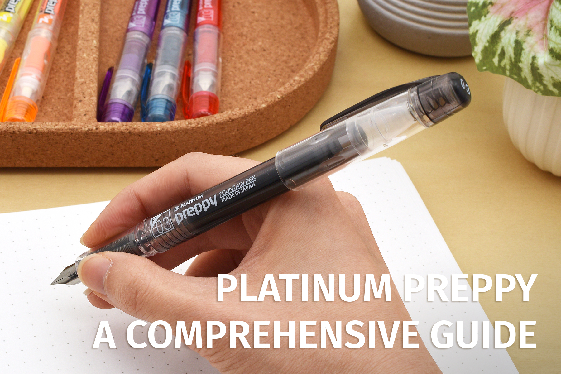 Platinum Preppy Fountain Pen, Crystal