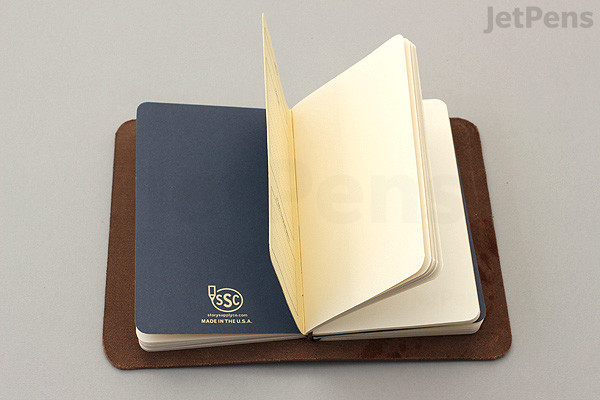 Story Supply Co. Simple Plot Notebook - Blank - Burgundy Leather | JetPens