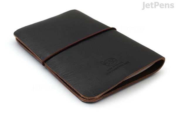 Plot Notebook Story Supply Co. Simple Plot Notebook - Blank - Black Leather | JetPens