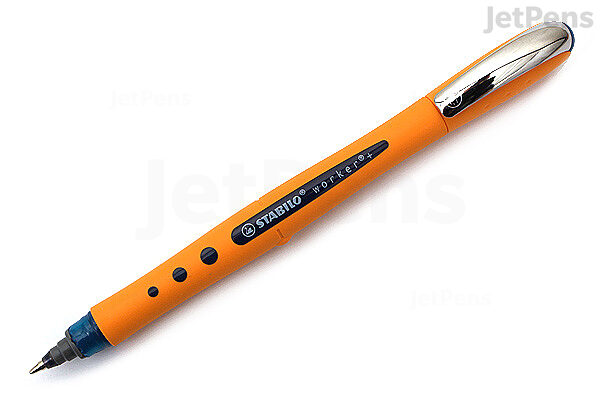 Mens Plagen zuiger Stabilo Bionic Worker Rollerball Pen - 0.5 mm - Blue Ink | JetPens