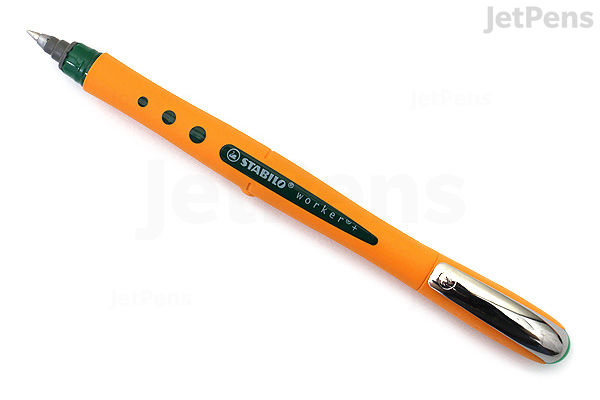Stabilo Bionic Worker Rollerball Pen mm Green Ink JetPens