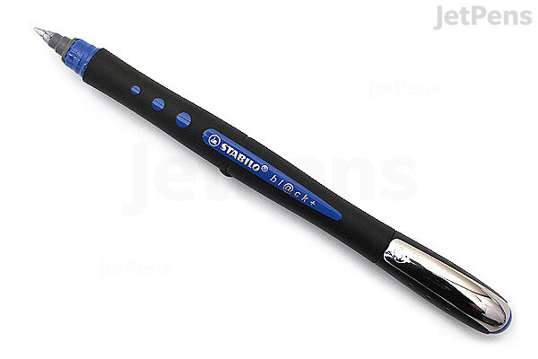 Tact Ithaca Buitensporig Stabilo Bl@ck Rollerball Pen - 0.3 mm - Blue Ink | JetPens
