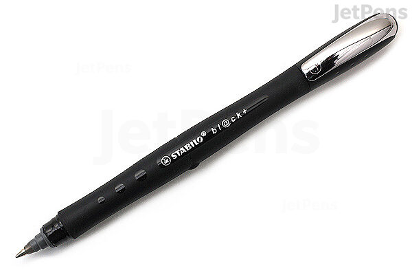 Stabilo Bl@ck Rollerball Pen - 0.5 mm - Black Ink