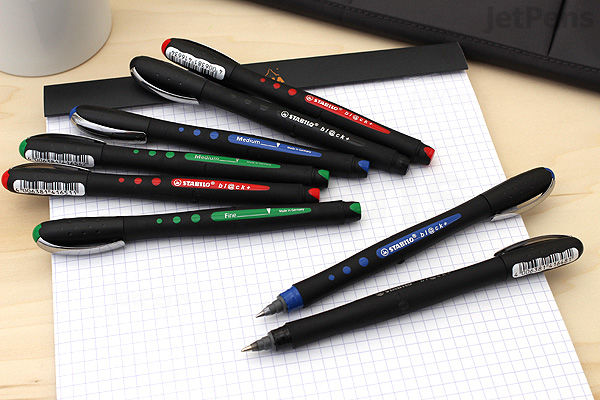 Stabilo Bl@ck Rollerball Pen mm Blue Ink JetPens
