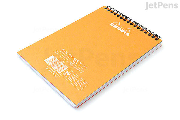 Rhodia No. 16 Wirebound Notepad - A5, Lined - Black