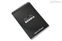 Rhodia DotPad Notepad No. 16 - A5 - Wirebound - Dot Grid - Black - RHODIA 165039