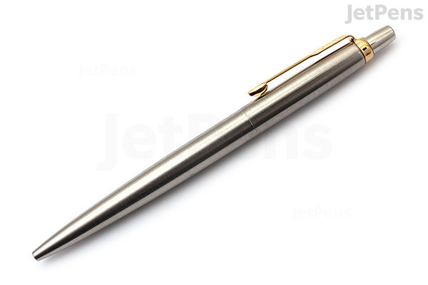 Parker Jotter Ballpoint Pen In Stainless Steel With Chrome Trim - Pack - Foto 12