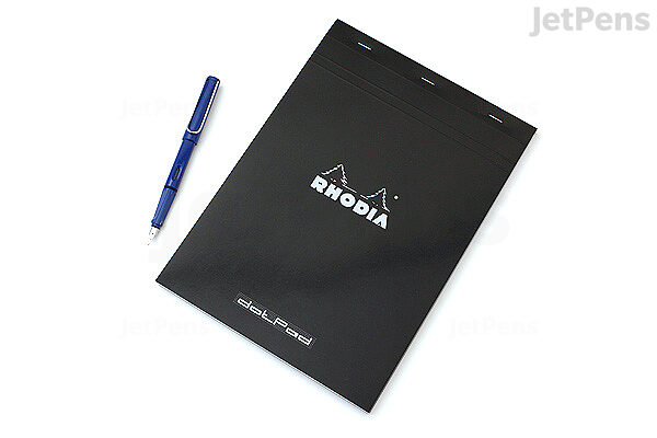 Rhodia No. 18 Top Wirebound A4 Notepad - Black, Graph